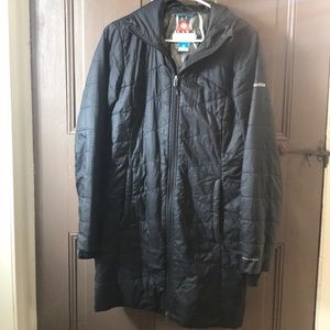 Cozy knee length insulated coat